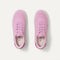 The Kids Stretch Sneaker in Bubblegum Pop shown from the top. 