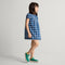 Alternate image of a child modeling The Kids Stretch Sneaker in Emerald Pop.