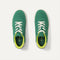 The Kids Stretch Sneaker in Emerald Pop shown from the top. 