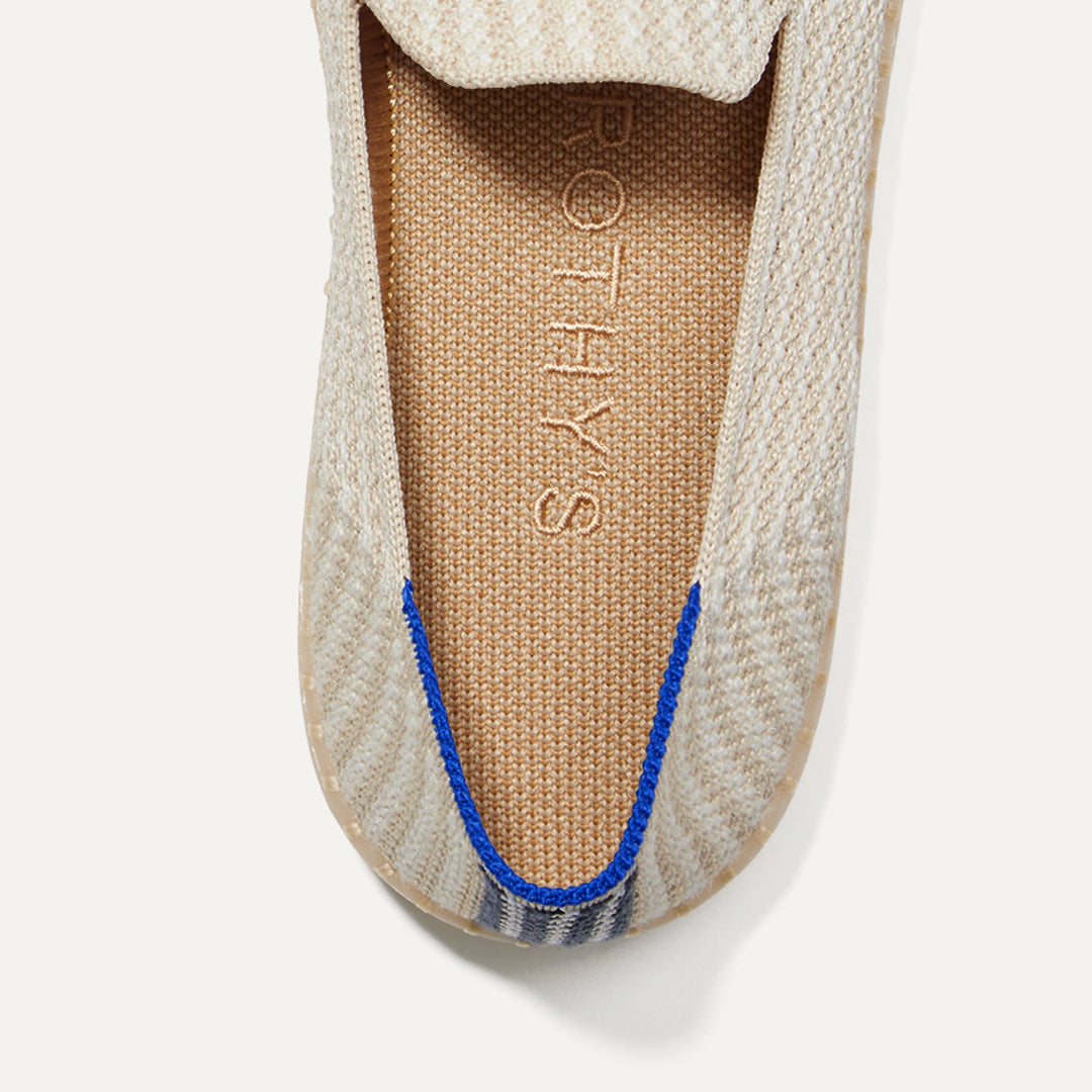 A close up view of the insole of The Original Slip On Sneaker.