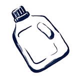 An icon depicting a jug of laundry detergent.