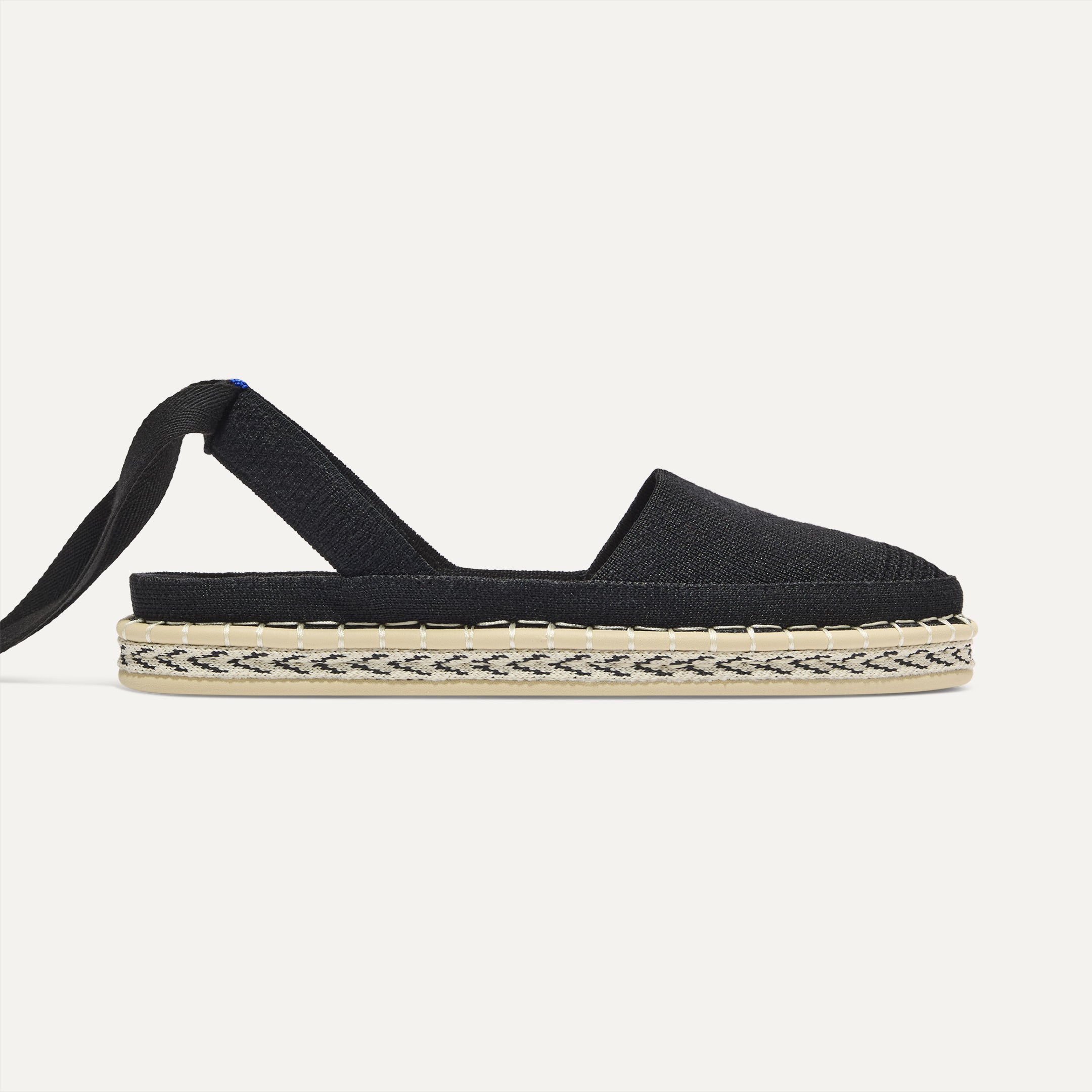 The D'Orsay Espadrille shown from the side.